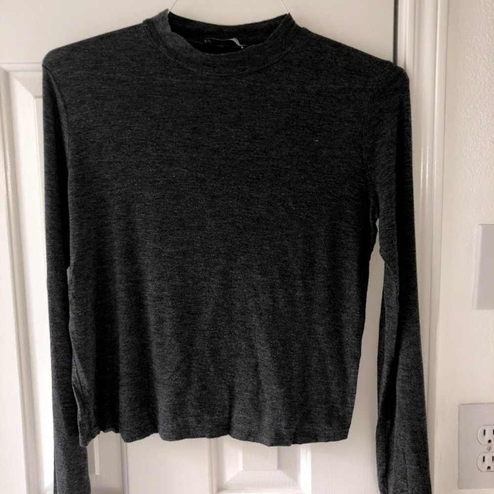 ZARA Mock Neck Long-Sleeve